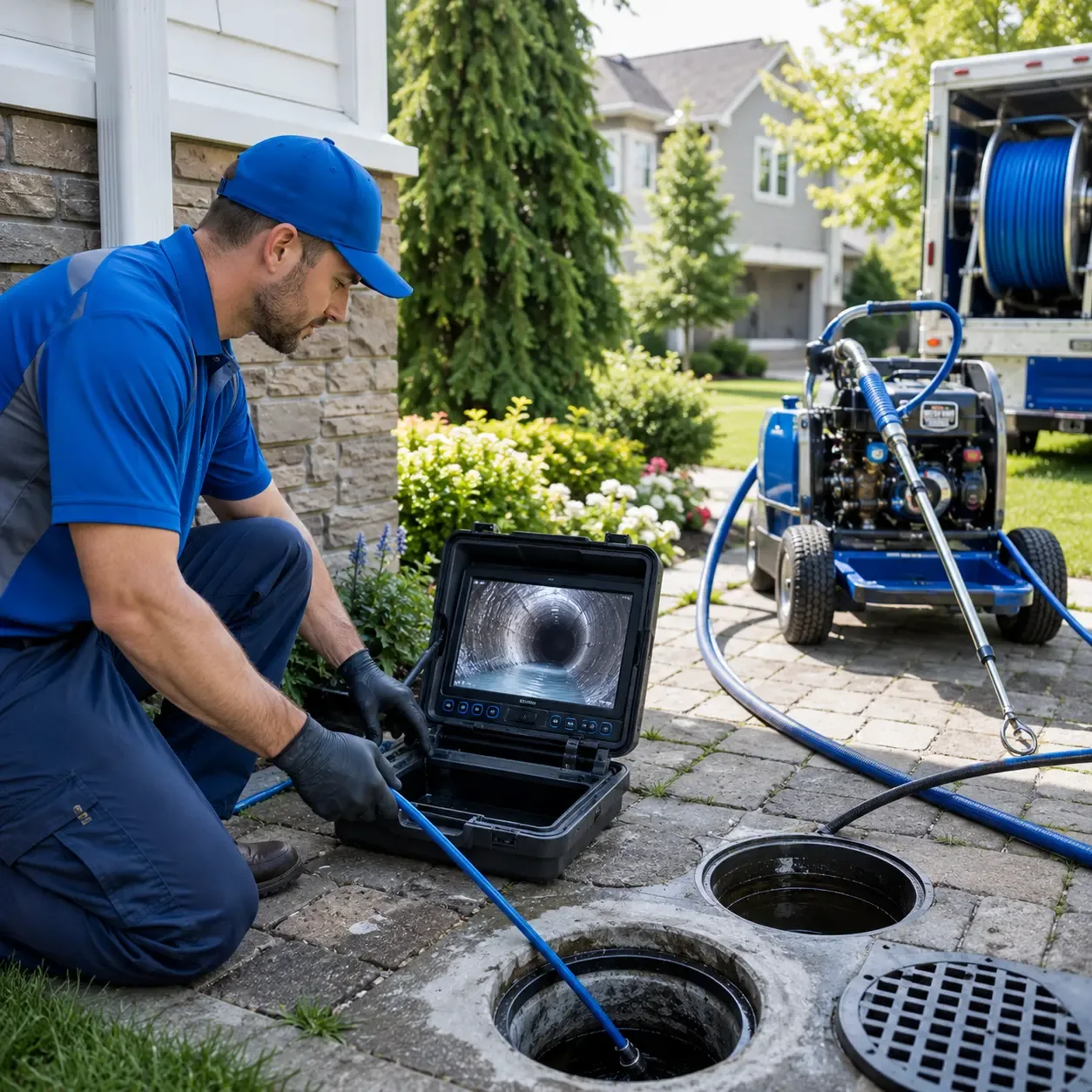 Outdoor drain cleaning professionals serving Caledonia, MS